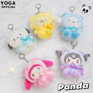 Sanrio Cute Kuromi Cinnamoroll My Melody Panda Plush Toys Stuffed Dolls Gift For Kids Plush Pendants Cartoon Toys For Kids