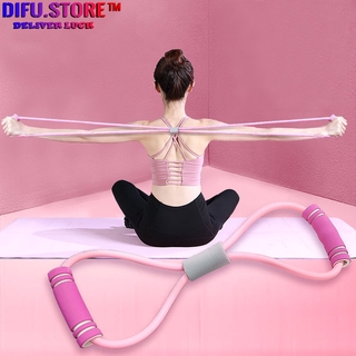 Figure 8 Tension Rope Bodybuilding Yoga Fitness Chest Developer Breast Expansion Band Exercise At Home Girls And Women