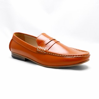 classic penny loafer soft orange