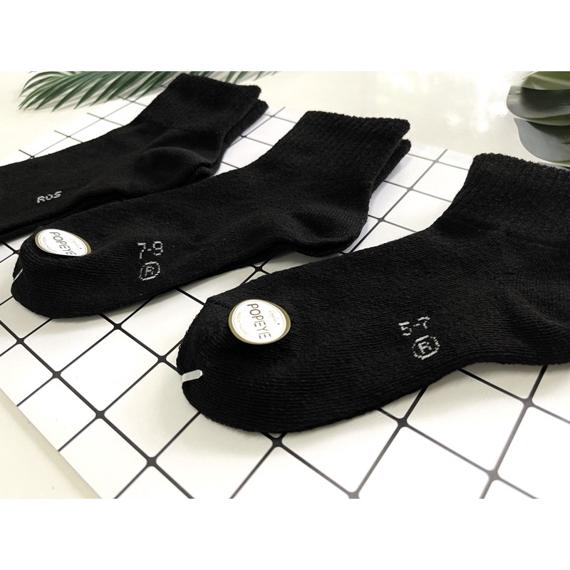 พร้อมส่งจากไทย🖤🖤ถุงเท้าสีดำ มีหลายไซส์ ใส่ไปเรียน ทำงาน ออกกำลังกาย 🇹🇭ผลิตในไทย🇹🇭(แพ็ค 12 คู่) - รูปที่ 3