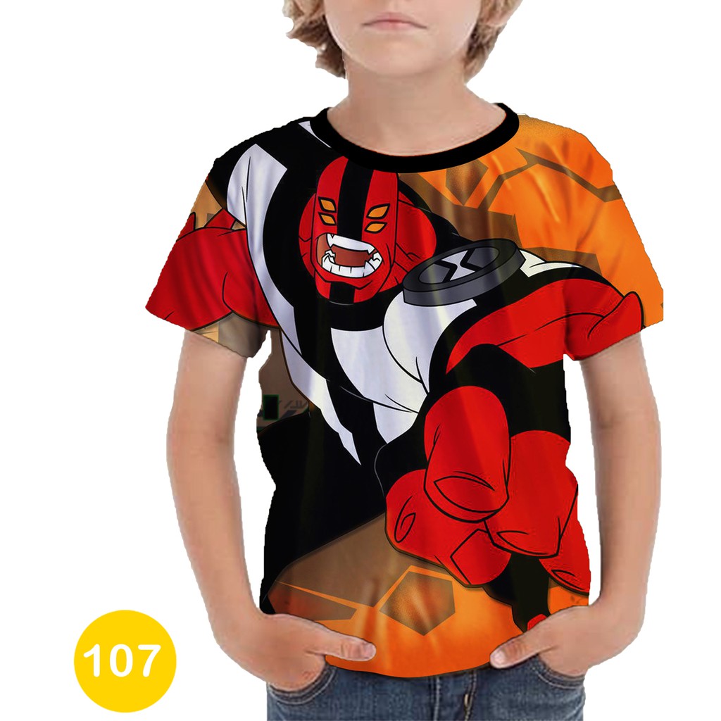 เสื้อยืดเด็กชาย Ben 10 Alien Force-107