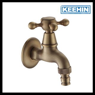 RA MSS-003GOLD ก๊อกน้ำเย็นเดี่ยว RA MSS-003GOLD WALL FAUCET (Matt Gold) RASLAND