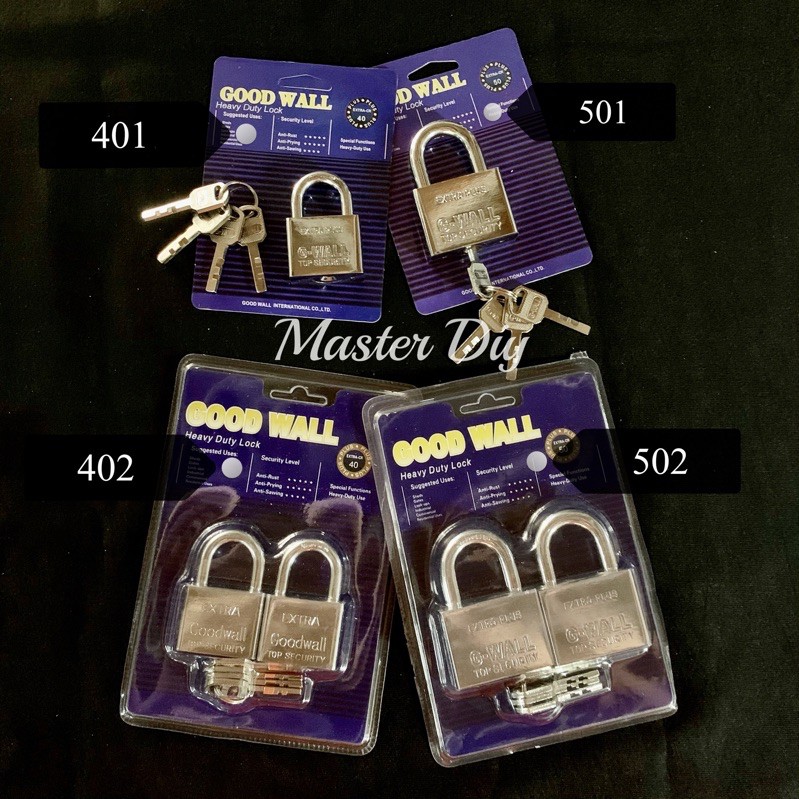 !!️ !!️*4mm/50mm* GOODWALL KEYALIKE PADLOCK/MANGA KUNCI/MANGA BESI/MANGA SOLEX PAT/MANGGA KUNCI/META