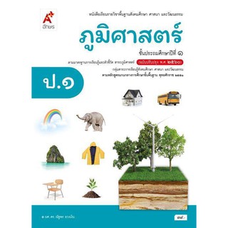 หนังสือเรียน รายวิชาพื้นฐาน ภูมิศาสตร์ ป.1