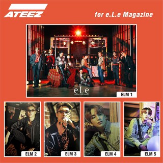 โปสเตอร์ KPOP ATEEZ สําหรับนิตยสาร E.L.E