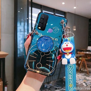 DORAEMON ACTUAL เคสโทรศัพท์มือถือลายการ์ตูนโดเรม่อนสําหรับ Realme 7 Pro 7i