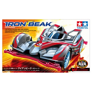 โมเดลรถมินิ4WD Tamiya Mini4WD 1/32 TA18098 IRON BEAK VZ CHASSIS