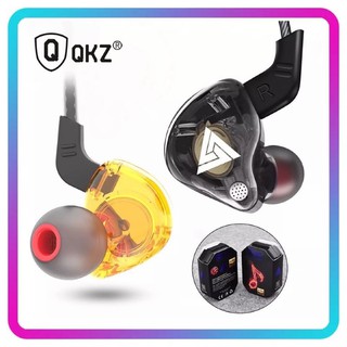 หูฟัง QKZ รุ่น AK6 in ear สายยาว 1.2 เมตร ของแท้100%หูฟังเเท้