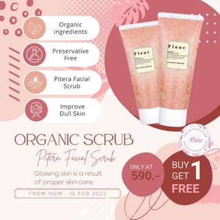 1แถม 1 fleur scrub สินค้าพร้อมส่งจากกรุงเทพ ส่งไว