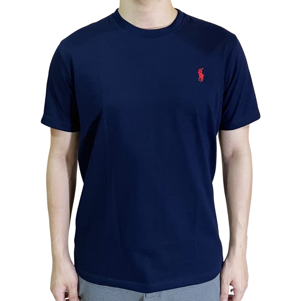 เสื้อคอกลมปักโลโก้ POLO ผ้าเนื้อคอตตอน 100% 3XL-5XL รอบอก 52" เนื้อผ้านุ่มมาก ไซส์ใหญ่ ผ้าไม่ย้วย ใส่ได้ทั้งชายและหญิง