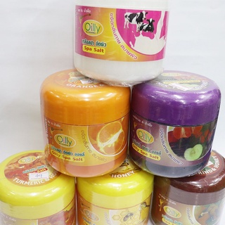 [🌟ของแท้ ส่งถูกส่งไว🚗]Oily ออยลี่ เกลือสปาขัดผิว(เมล็ดใหญ่) มีให้เลือก 6 สูตร ขนาด 750G