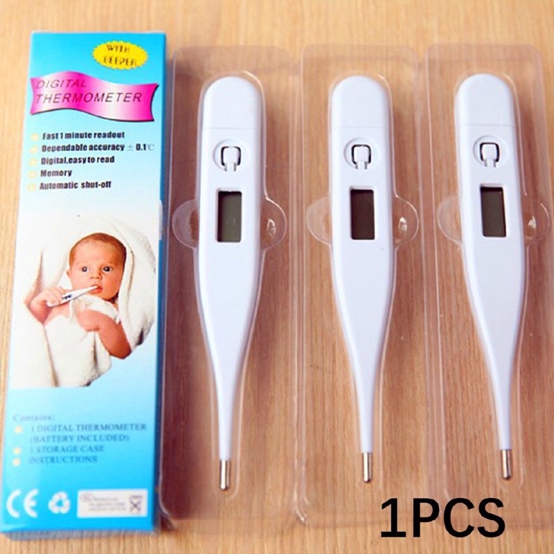 ปรอทวัดอุณหภูมิ ปรอทวัดไข้ เทอร์โมมิเตอร์แบบดิจิตอล ปรอทวัดไข้ดิจิตอล Digital Thermometer เทอร์โมมิเ