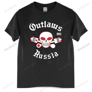 [COD]เสื้อยืด ผ้าฝ้าย พิมพ์ลาย Gang Motorcyle Florida Outlaws Mc แฟชั่นฤดูร้อน สําหรับผู้ชาย และผู้หญิงS-5XL