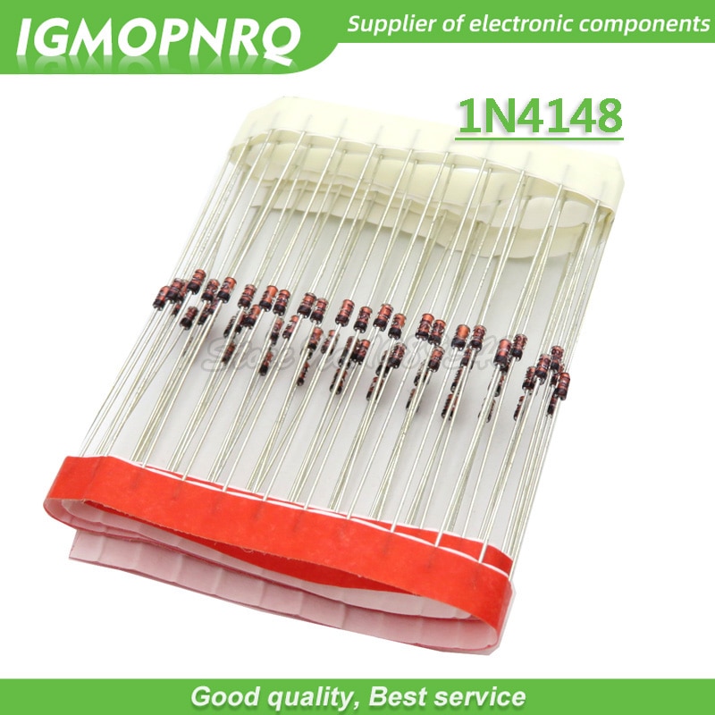 100PCS 1N4148 DO-35 IN4148 Switching Diode ใหม่เดิม