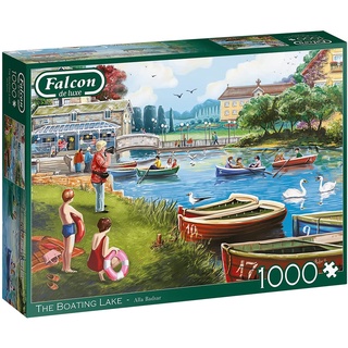 จิ๊กซอว์ Falcon - The Boating Lake  1000 piece  (ของแท้  มีสินค้าพร้อมส่ง)