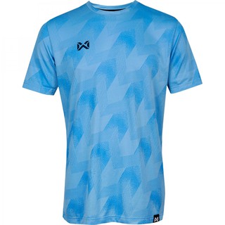 WARRIX SPORT เสื้อฟุตบอลคอกลมแขนสั้น WA-1570 (LL ฟ้า)