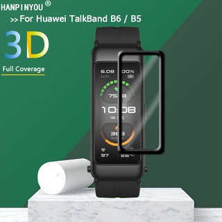 สําหรับ Huawei Honor TalkBand B7 B6 B5 สมาร์ทวอทช์ แบบเต็ม 3D โค้ง ใส นิ่ม ฟิล์ม PMMA ป้องกันหน้าจอ - ไม่ใช่กระจกนิรภัย