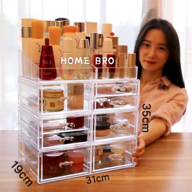 🔥 สินคชั้นวางเครื่องสำอางโต๊ะเครื่องแป้งกล่องอะคริลิค  105