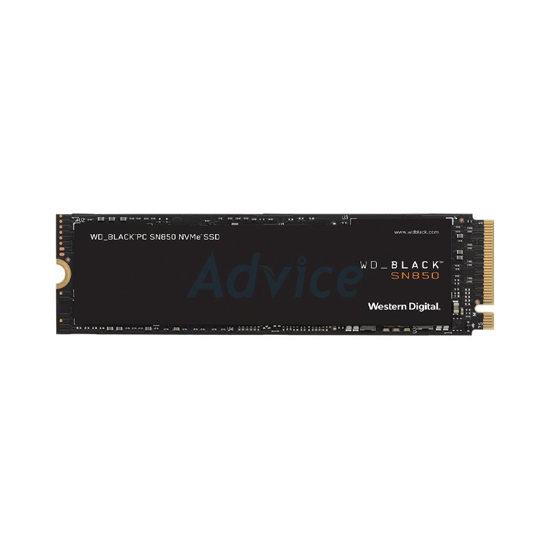 500 GB SSD M.2 PCIe 4.0 WD BLACK SN850 (WDS500G1X0E) NVMe ประกันศูนย์ 5 ปี มีสินค้าพร้อมจัดส่ง
