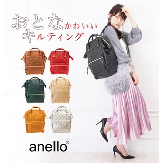 🔥พร้อมส่ง🔥anello กระเป๋าเป้สะพายหลัง Regular Classic Rucksack PU AH-B3001 ของแท้100%❤️