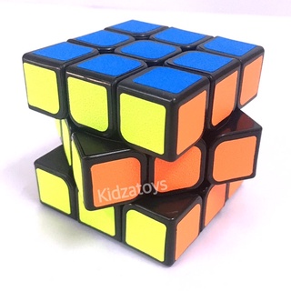 รูบิคขอบดำ Rubik 3x3 หมุนลื่น ไม่สะดุด เหมาะสำหรับมือใหม่ฝึกเล่น