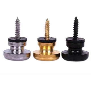 【พร้อมส่ง】1 pcs สกรูล็อกสายคล้องกีตาร์ น็อตหูหิ้ว สี：ทอง เงิน ดำ นำไปใช้กับ สายลำโพงบลูทูธ แอมป์จิ๋ว