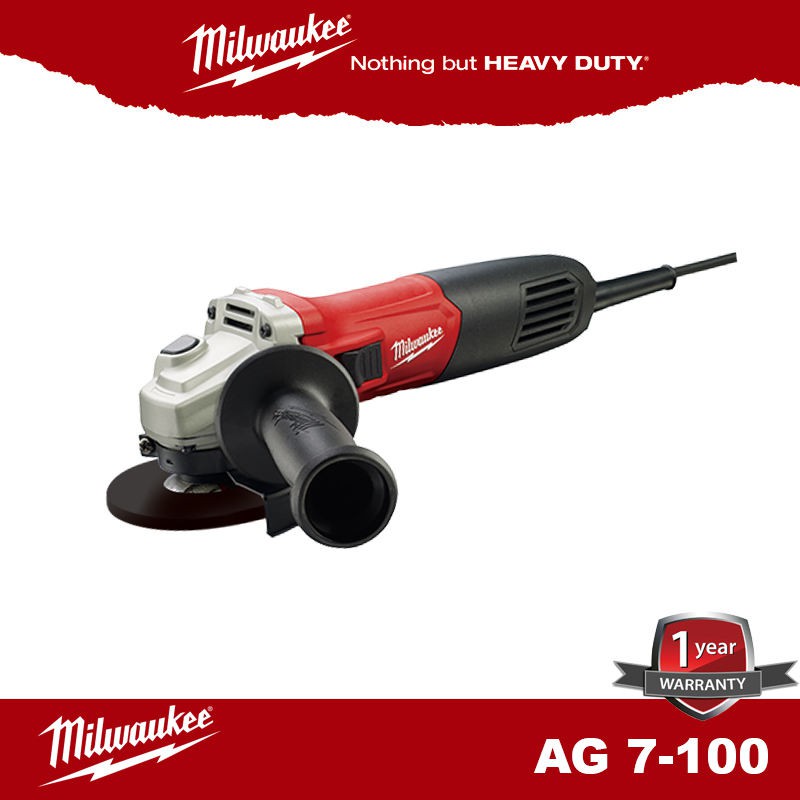 มิลวอกี เครื่องเจียรไฟฟ้า 4 นิ้ว รุ่น AG7-100