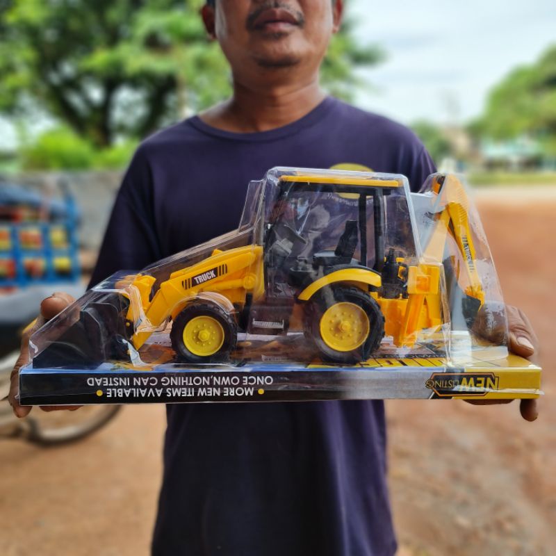 ของเล่นรถก่อสร้างคันใหญ่ ของเล่นรถเทรคเตอร์ งานฝาครอบ