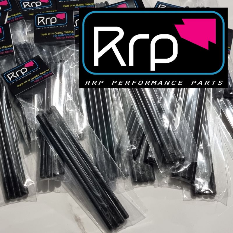 Rrp เสาเสื้อสูบ m.7ยาว 150mm. สำหรับ Vespa 64, Sprint, Px, Smallframe ผลิตจากเหล็กแข็งพิเศษ