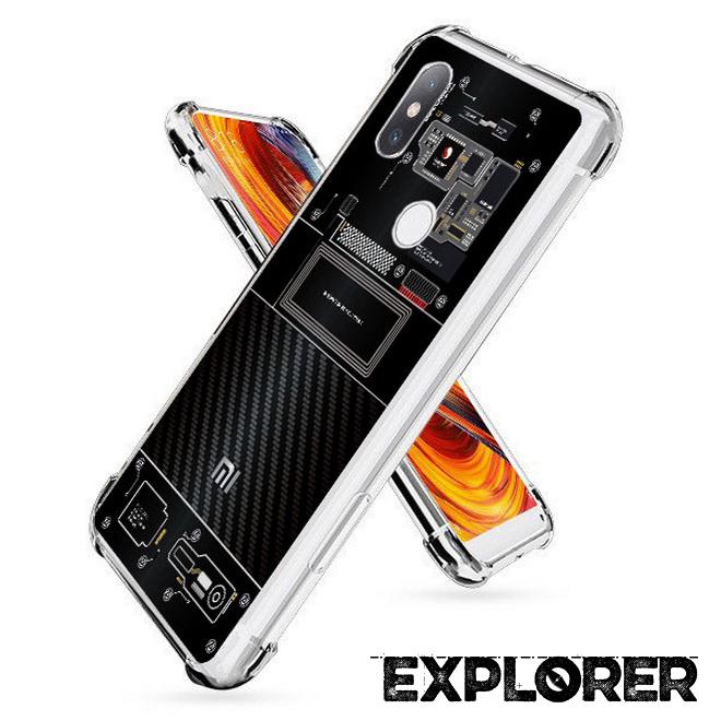 เคส สำหรับ Xiaomi Mi Mix 2S Explorer Series 3D Anti-Shock Protection TPU Case