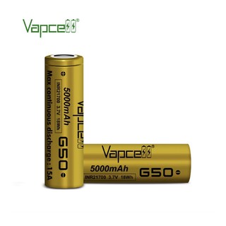 Vapcell INR21700 5000mAh 3.7V ของแท้เช็คโค๊ดได้