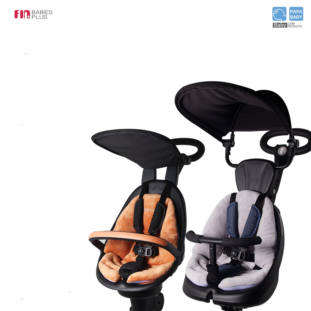 PAPA เบาะรองรถเข็น มี 2 ขนาด M/L กะทัดรัด รุ่น CSN-H เนื้อผ้าสเปนเด๊กซ์ นุ่มระบายอากาศดี  ผลิตจากใยสังเคราะห์คุณภาพดี