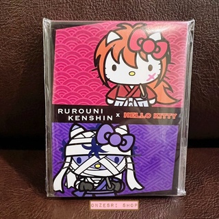 Post it / Sticky Note แบบเล่ม ลาย Rurouni Kenshin x Hello Kitty (Limited) ขนาด 10 x 7.4 x 0.8 ซม.