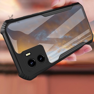 VIVO Y02t Y02 Y36 4G Y16 Y35 Y02s Y22s Y22 Y77 Y55 Y30 Y78 5G เคสป้องกันเลนส์กล้อง เกราะอะคริลิคใส