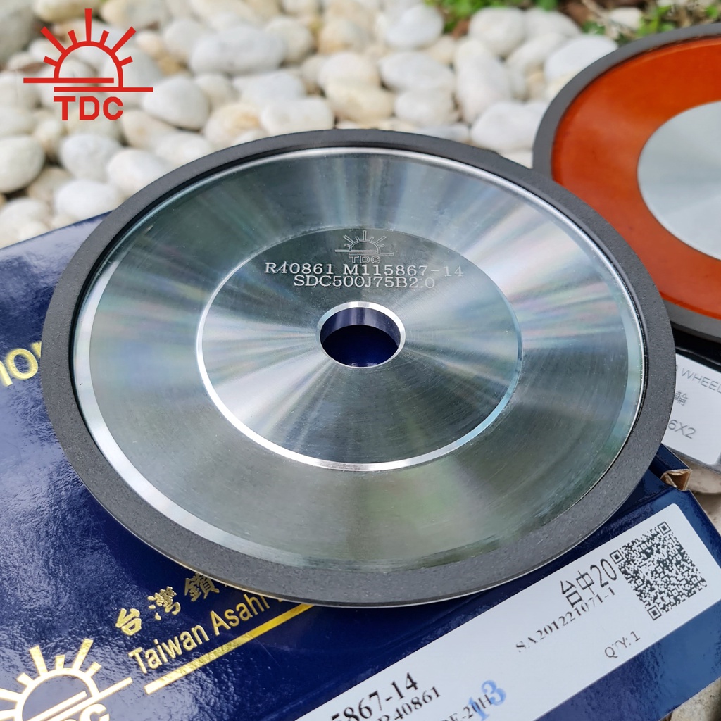 TDC DIAMOND / CBN TOOLSและไต้หวัน TDC Diamond Wheel สําหรับบดเลื่อยวงเดือน / TCT