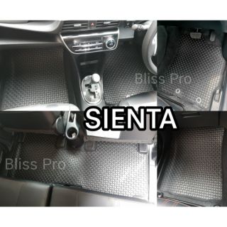 พรมรถยนต์ ลายกระดุม Toyota Sienta (ติดตั้ง 2 แถว)