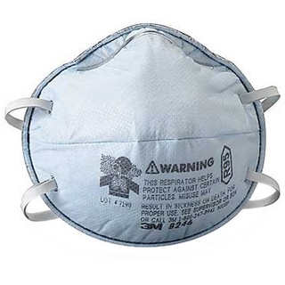 3M 8246 หน้ากากป้องกันฝุ่น ป้องกันสารเคมีไอกรดอ่อน Particulate Respirator 8246, R95 ( 1 ชิ้น)