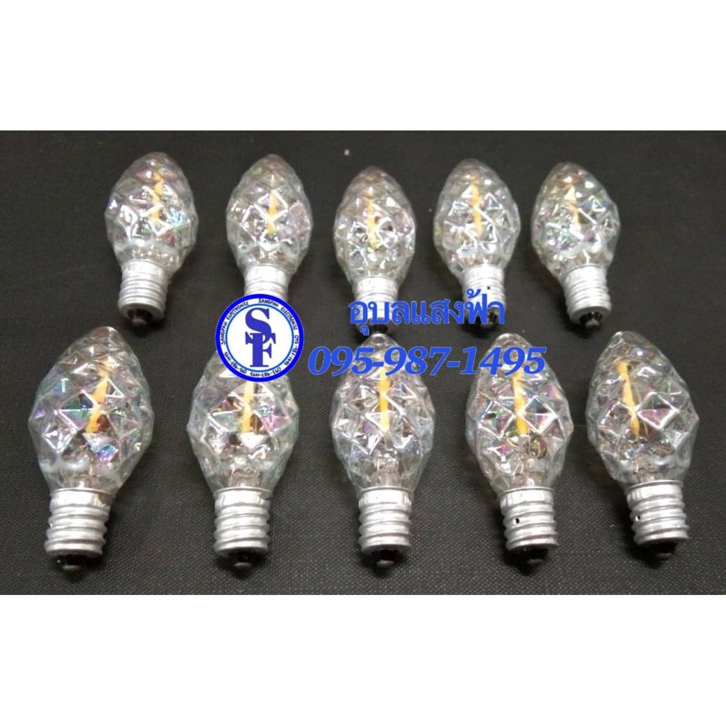 Zeazon ,MIZUNO ,TFCหลอด​ไฟศาลเจ้า 1W​ขั้ว E12 LED​ บรรจุ10หลอด​ หลอดศาลเจ้า​(ซื้อต่ำกว่า10หลอดรบกวนสั่งอีกลิ้งค์นะคะ)