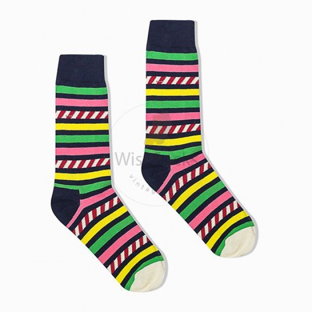 ถุงเท้ากราฟิก Graphic ถุงเท้าวินเทจ SC1001