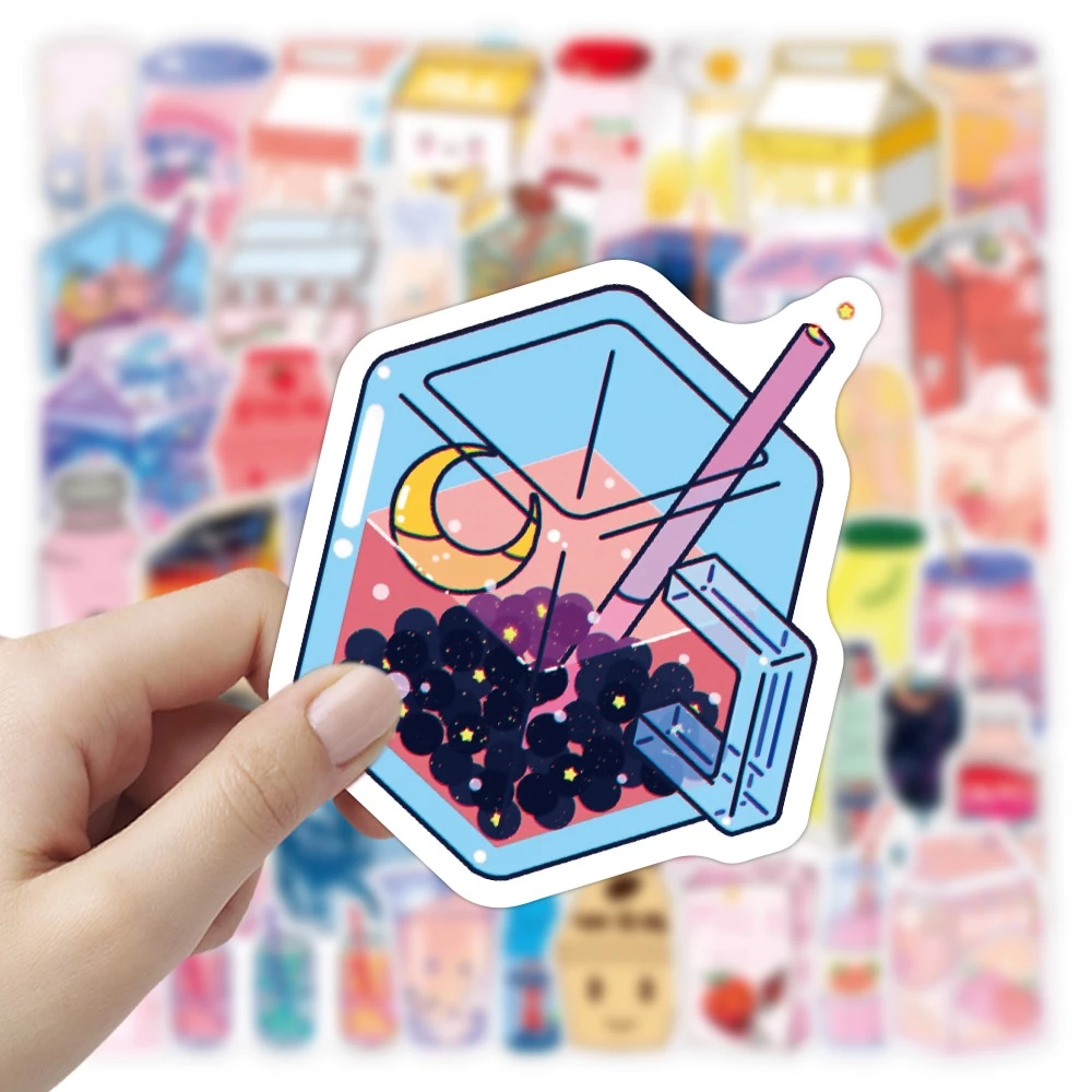 สติกเกอร์กันน้ำ ALLEY STARBUCK COCO KOI MILKTEA โดนัท 50ชิ้น thumbnail 9