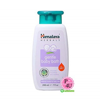 Himalaya gentle baby bath 200 ml. หิมาลายา เบบี้ บาธ ครีมอาบน้ำเด็ก #7583