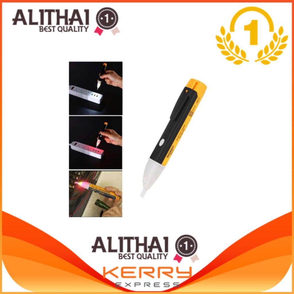 alithai ปากกาวัดไฟ ปากกาเช็คไฟ ปากกาทดสอบไฟฟ้า แบบไม่สัมผัส Non-Contact มีเสียงแจ้งเตือน