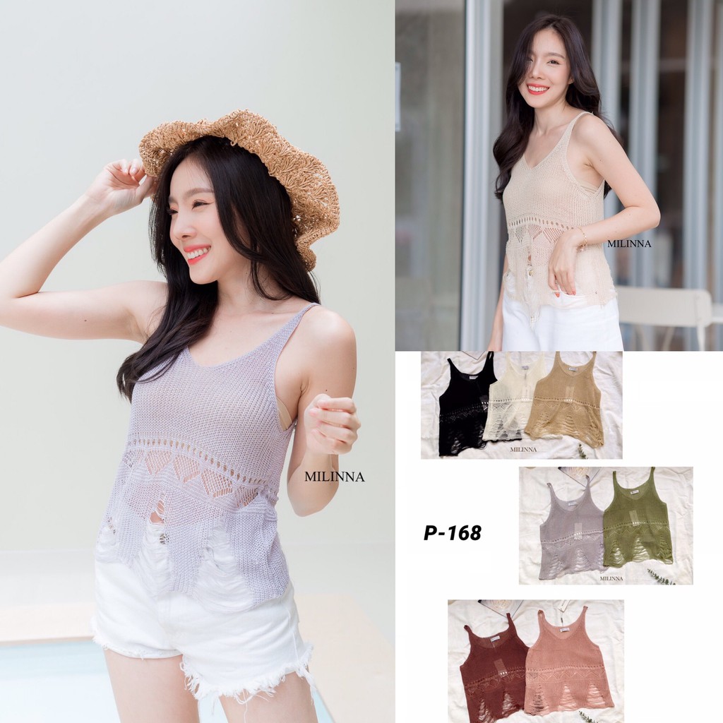 MILINNA  P168 Summer knit  ไหมพรมสั่งทอพิเศษ CARDIGAN_NISTA (LA1G)