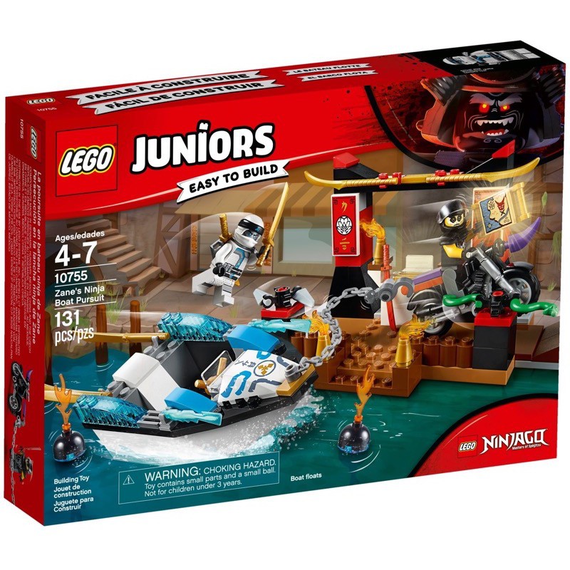 เลโก้แท้ LEGO Juniors 10755 เลโก้ Zane's Ninja Boat Pursuit
