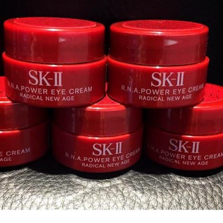 2.5กรัม SK-II อายครีม ของแท้ หมดอายุ 8/2025 SK-II R.N.A.POWER EYE CREAM RADICAL NEW AGE​ พิเทร่า กระปุก 2.5 กรัม SKII