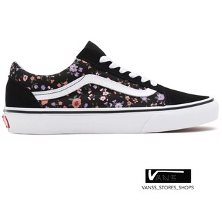 VANS OLD SKOOL FLORAL COVERED DITSY TRUE WHITE SNEKERS สินค้ามีประกันแท้