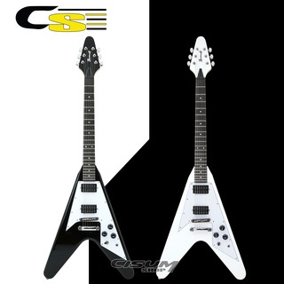 Paramount กีตาร์ไฟฟ้าทรง Flying V รุ่น E235 ( Flying V Guitar, กระเป๋า Flying V )