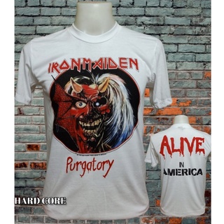 เสื้อวง IRON MAIDEN วงร็อค ไม่มีตะเข็บข้าง คอฟิต ป้ายUSA เสื้อทัวร์ เสื้อวินเทจ เสื้อร็อค วงร็อคต่างประเทศ