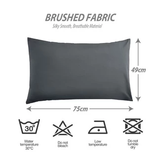 💥ขนาด 19*30 นิ้ว💥ปลอกหมอนหนุน ปลอกหมอนหนุนสีพื้น มีให้เลือก 4 สี Pillow Case