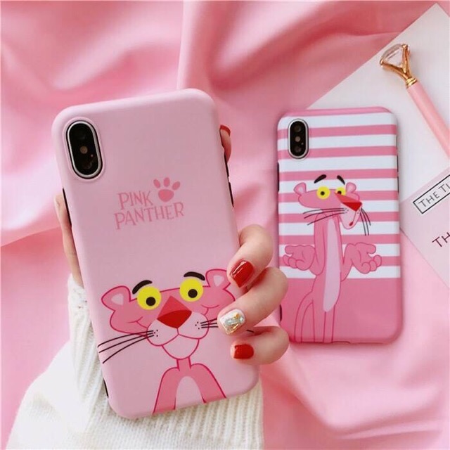 [ใส่โค้ดลดค่าส่ง] Case iPhone Pink Panther พิ้งแพนเตอร์ 💕😸 iphone6/6s/6+/6s+/7/7+/8/8+/X